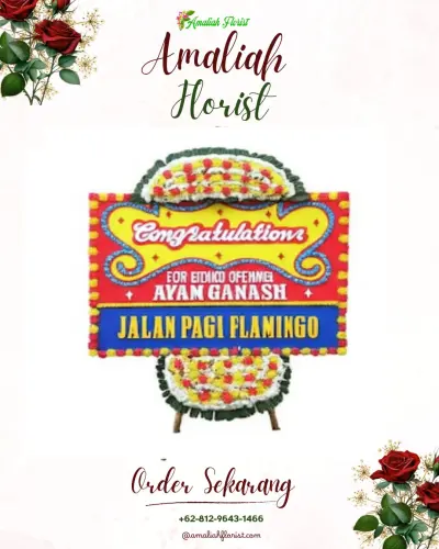 Bunga Papan Congratulation di Gunungmasigit